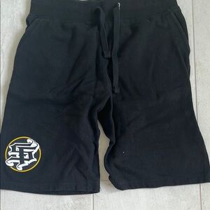 Black Men's Shorts with Logo